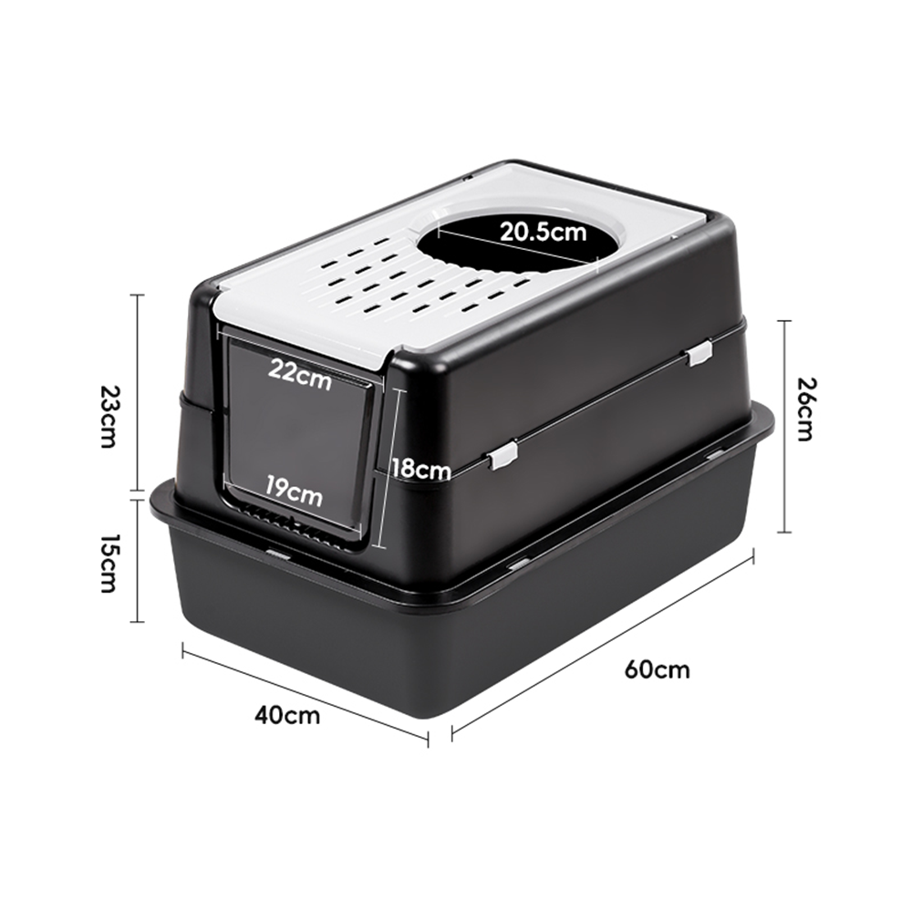 掀蓋封閉式貓砂盆