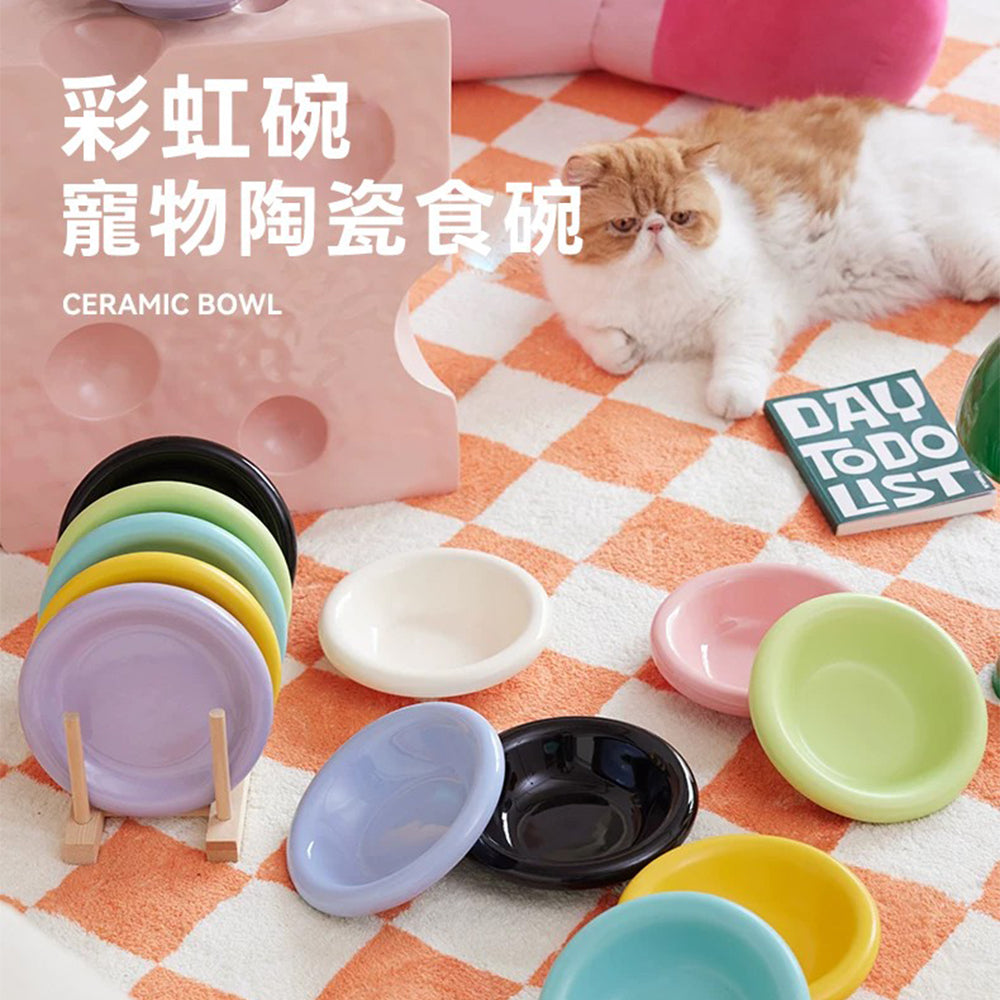 舔舔高碗(啞光) 蛋黃色