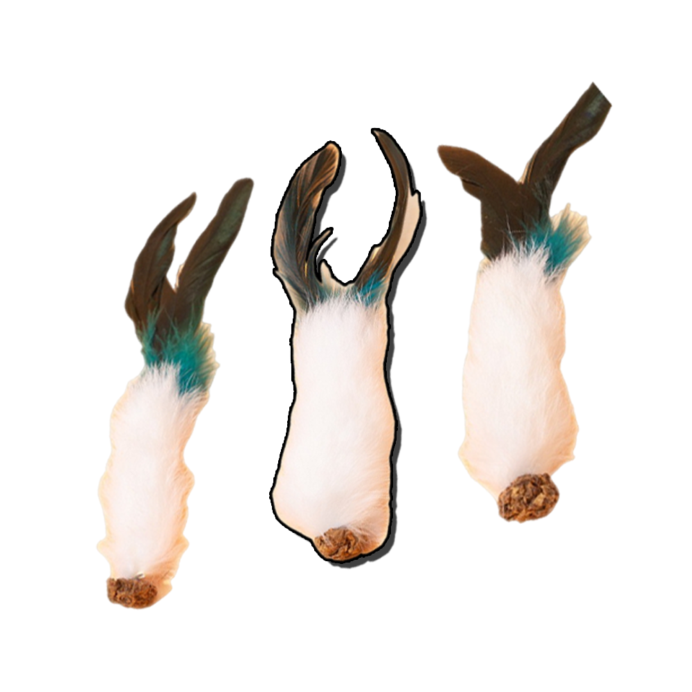 AHWOO 兔毛蟲癭果咬咬貓玩具