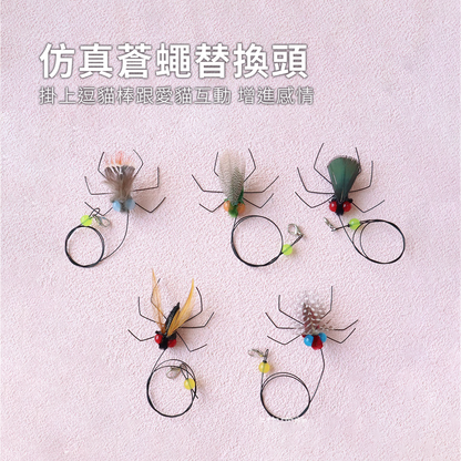 Neeboo 仿真蒼蠅替換頭