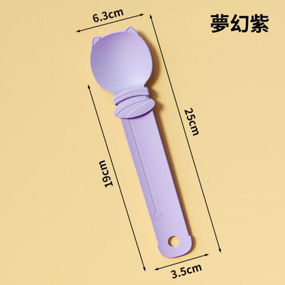 ZYG 圓形貓臉肉泥餵食器