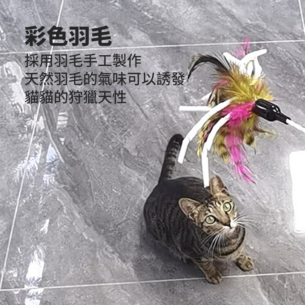 HF蘆花紙捲逗貓棒