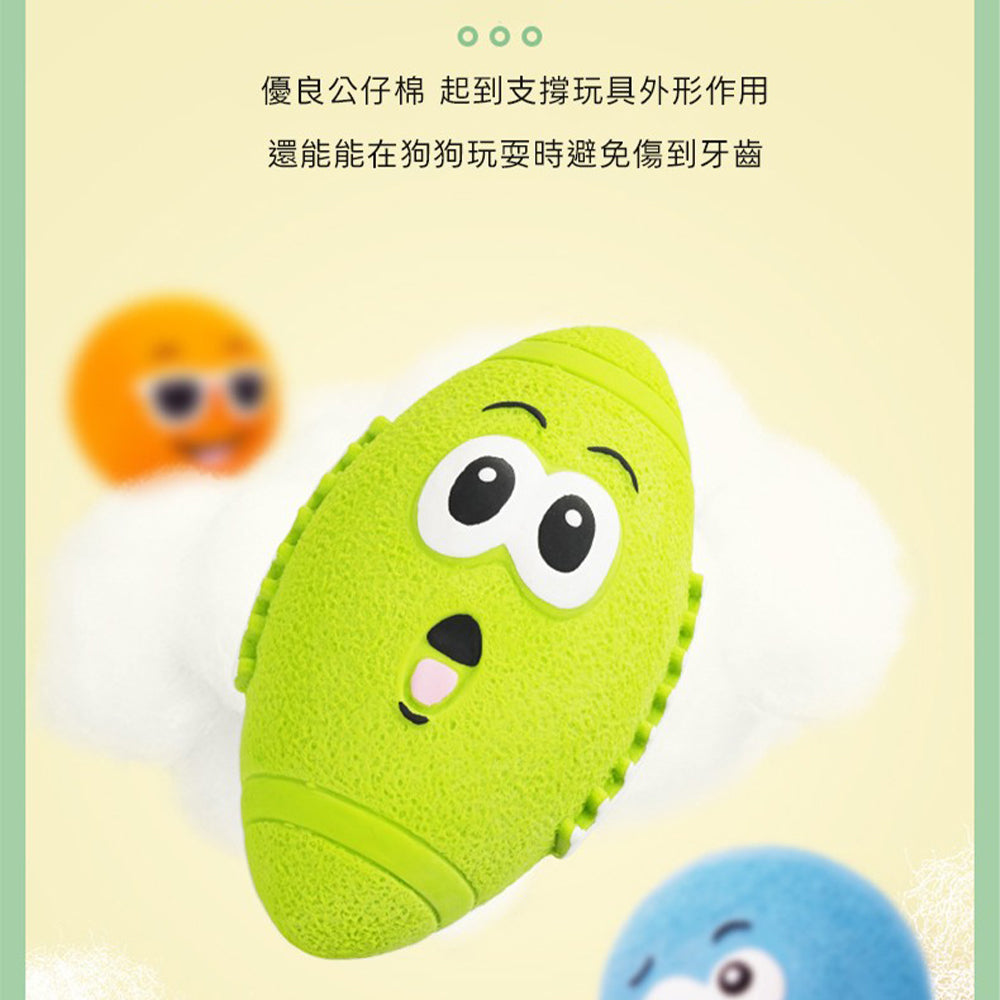 笑臉乳膠玩具 逗笑圓球