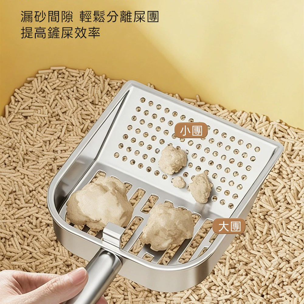 一體式不銹鋼貓砂鏟 長條