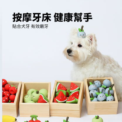 Roroarrr 天然乳膠發聲玩具(水果系列)