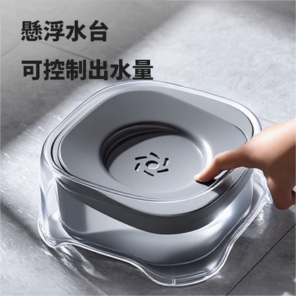 FLOAT 寵物透明浮水碗2L