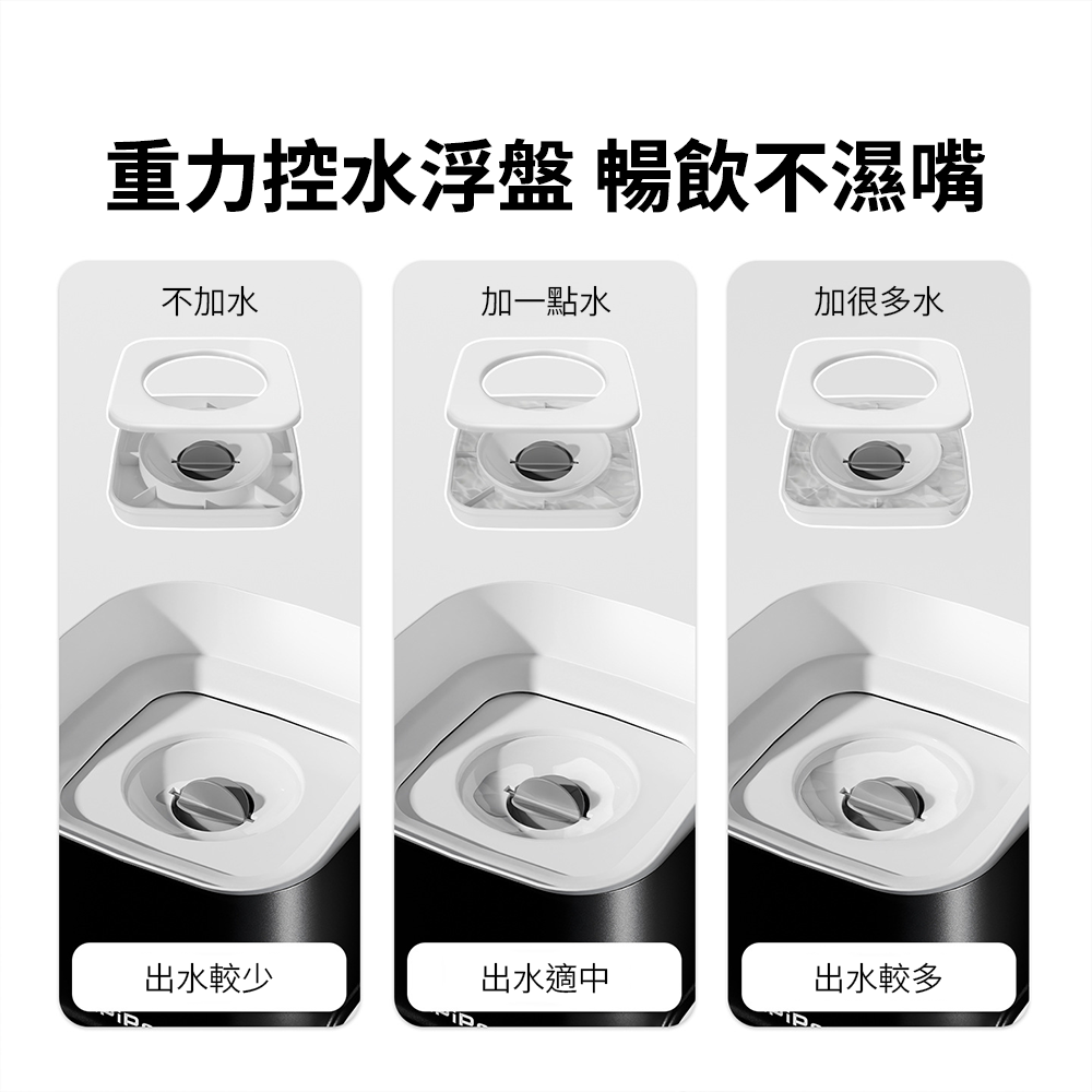 Hipipet 防濺出方形浮水碗