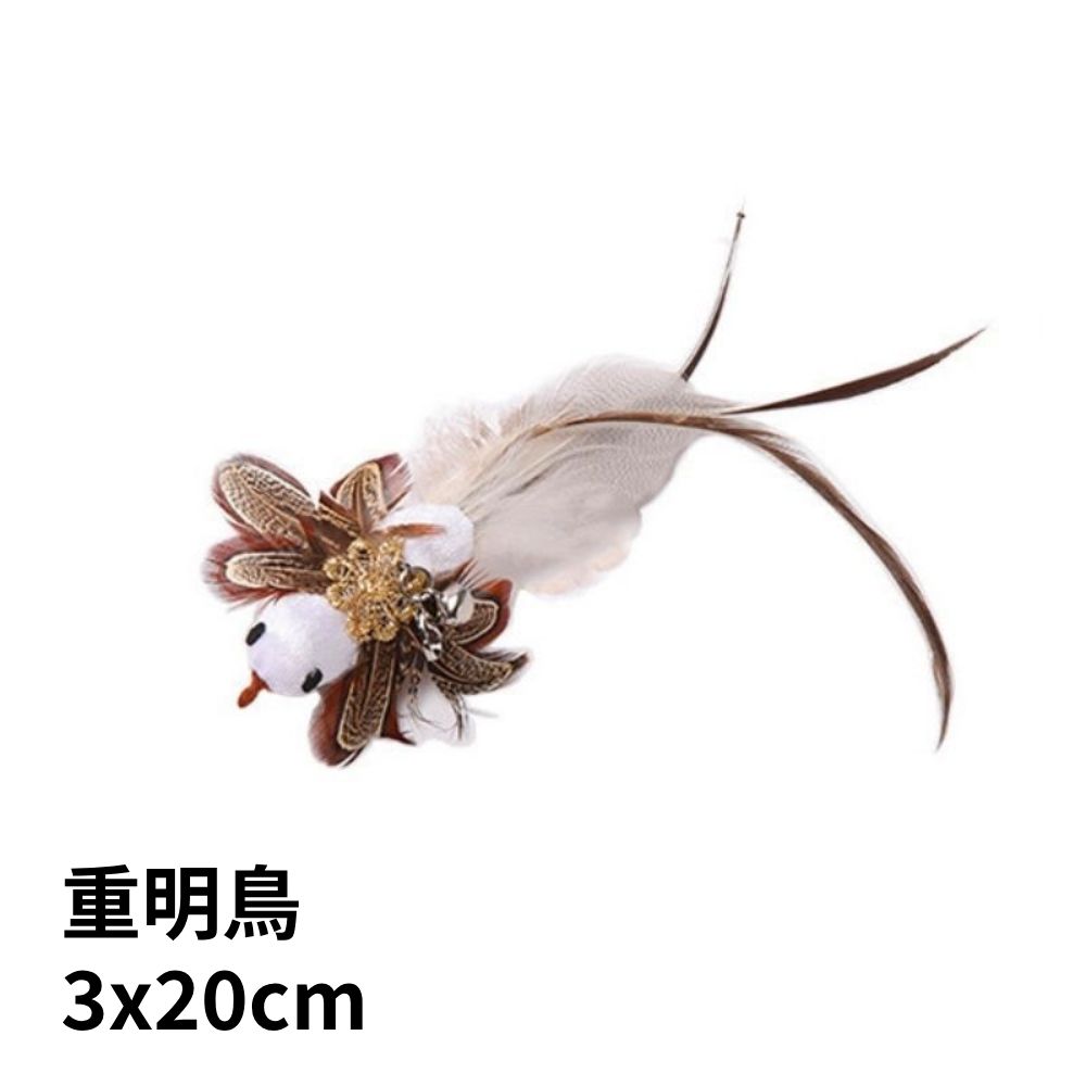 HF 逗貓棒替換頭 鳥類 (多款) 逗貓棒替換頭 仿真鳥 昆蟲 替換頭 羽毛逗貓棒 小鳥逗貓棒