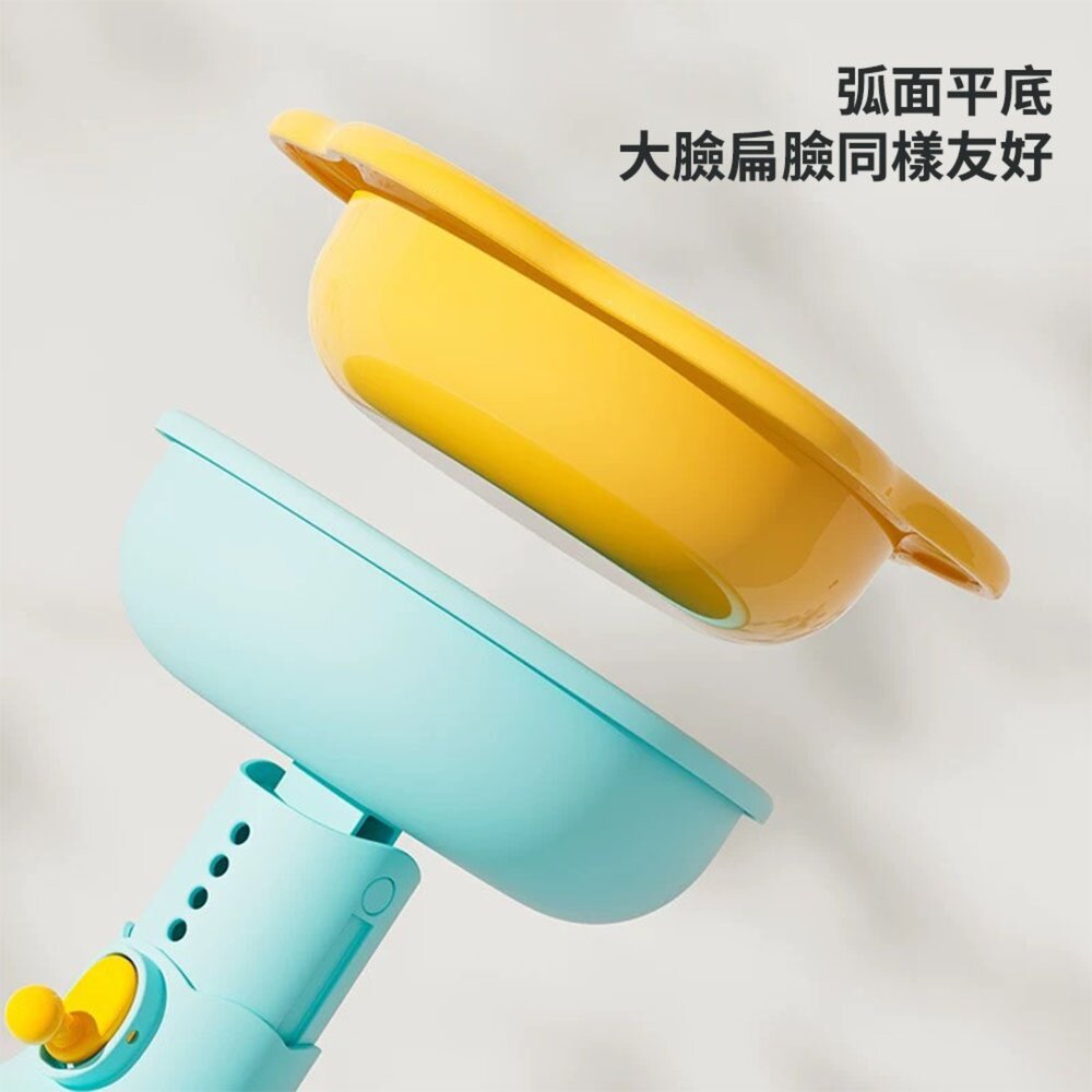 花朵升降陶瓷碗組 蛋奶黃+派爾藍