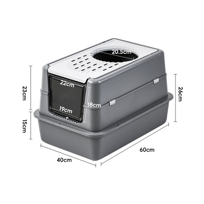 掀蓋封閉式貓砂盆