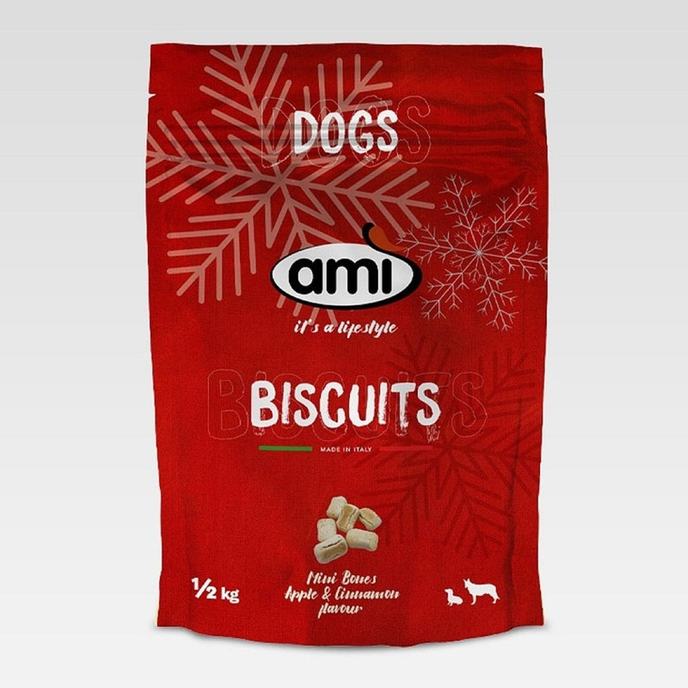 AMI阿米狗  純素餅乾 香草 莓果 蘋果肉桂 寵物