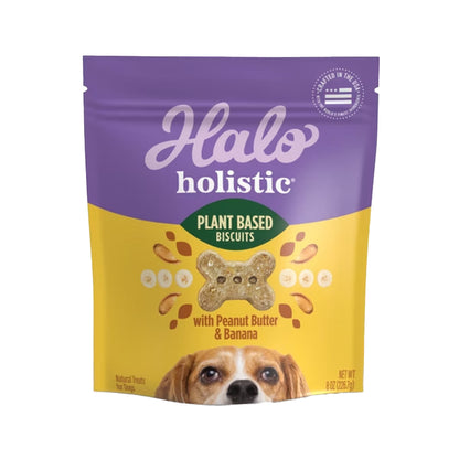 Halo 嘿囉 低敏舒膚 燕麥酥餅 狗零食 狗餅乾 (藍莓 香蕉 南瓜) 226g