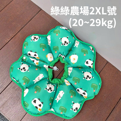 HeyElf 伊莉莎白頭套 寵物頭套 寵物脖圍 防舔防抓圈 寵物防舔防抓脖圍 可調節圍脖 寵物軟式頭套 絕育頭套