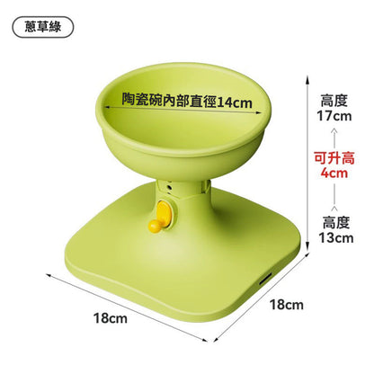 可調節式升降碗架 蔥草綠