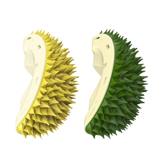 牆角貓蹭癢玩具 榴槤造型玩具