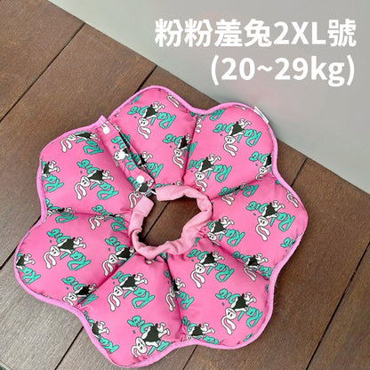 HeyElf 伊莉莎白頭套 寵物頭套 寵物脖圍 防舔防抓圈 寵物防舔防抓脖圍 可調節圍脖 寵物軟式頭套 絕育頭套