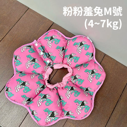 HeyElf 伊莉莎白頭套 寵物頭套 寵物脖圍 防舔防抓圈 寵物防舔防抓脖圍 可調節圍脖 寵物軟式頭套 絕育頭套