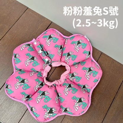 HeyElf 伊莉莎白頭套 寵物頭套 寵物脖圍 防舔防抓圈 寵物防舔防抓脖圍 可調節圍脖 寵物軟式頭套 絕育頭套